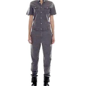 Standard Issue jumpsuit short sleeves unisex size med. Gray